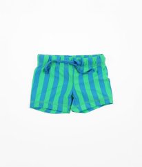 Zelenomodré proužkované plavky H&M