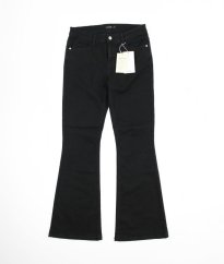 Černé elastické rifle do zvonu LMTD