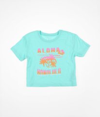 Mentolové crop tričko PRIMARK