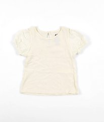 Krémová blúzka s vyšívanými rukávmi H&M