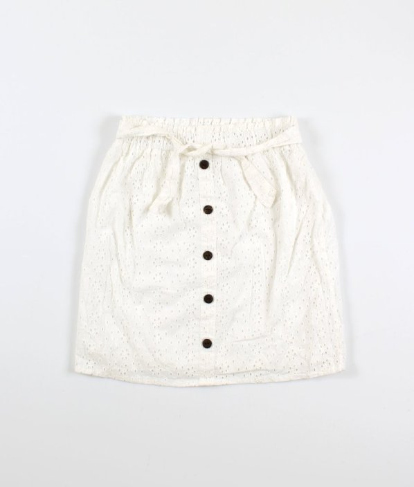 Biela čipková sukňa so spodničkou PRIMARK