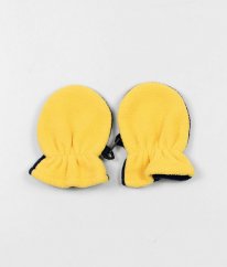 Žlutomodré fleecové rukavičky ADAMS