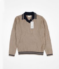 Béžovomodrý svetr ZHE NEW