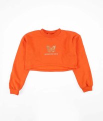 Oranžová silnější mikina MATALAN