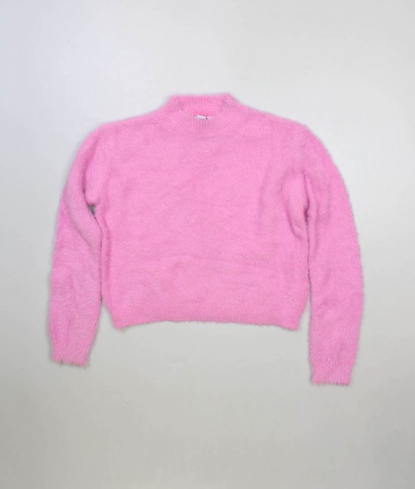 Růžový chlupatý svetr PRIMARK