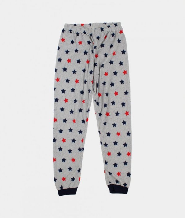 Šedé fleecové pyžamové kalhoty s hvězdami PRIMARK