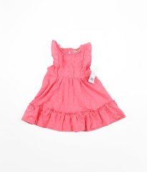 Růžové šaty s krajkou F&F