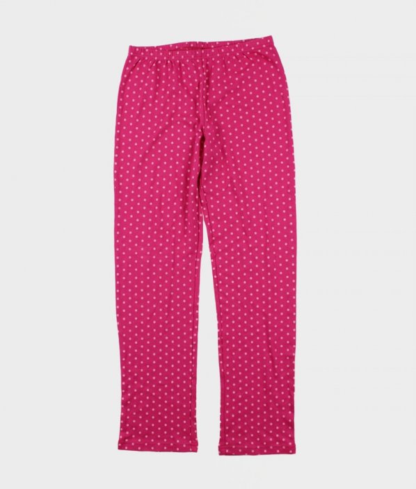 Růžové pyžamové kalhoty s puntíky C&A