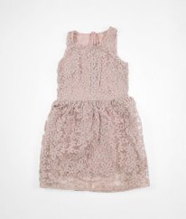 Staroružové krajkové šaty so spodničkou NEXT