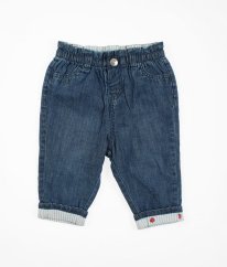 Modré denimové podšité kalhoty H&M