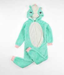 Zelený plyšový overal GEORGE