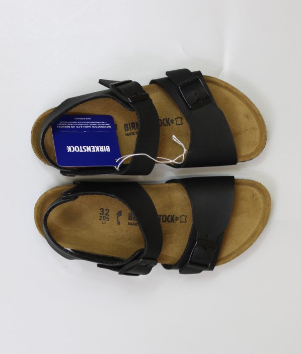 Černé kožené sandály BIRKENSTOCK New York vel. 32 (20,5 cm)