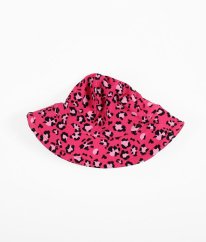 Růžový leopardí plavkový klobouček