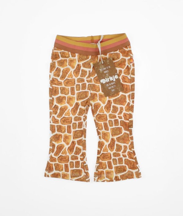 Béžové legíny/tepláčky so vzorom DIRKJE