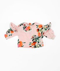 Růžová mikina s květy TED BAKER