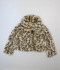 Leopardí plyšový kožíšek NEXT