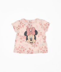 Růžové květované tričko s obrázkem DISNEY
