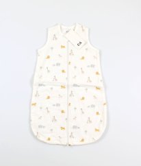 Smetanový MUŠELÍNOVÝ spací pytel se zvířátky TOG 1.0 C&A