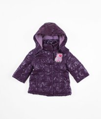 Tmavě fialová zimní bunda
