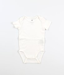 Bílé body ze silné biobavlny H&M