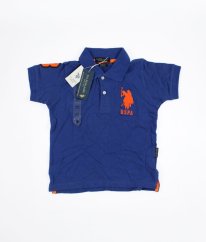 Modré piké polo tričko U.S. POLO ASSN.