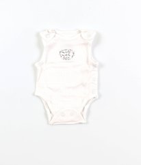 Bílé body s růžovými puntíčky (vel. 44) GEORGE