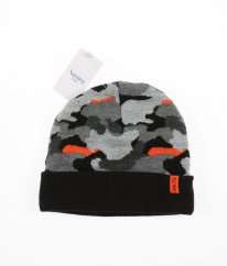 Šedočerná maskáčová čepice NUTMEG