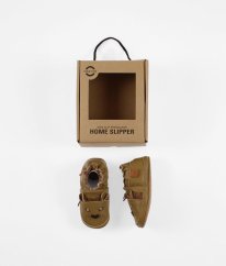 Hořčicově zelené KOŽENÉ capáčky (EU 25/26, stélka 15,5 cm) MIKK-LINE