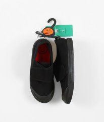 Čierne topánky na suchý zips (EU 31, stielka 19,5 cm) GEORGE