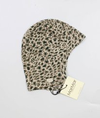 Béžovohnedozelená leopardia čiapočka MARMAR COPENHAGEN