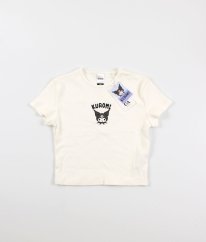 Bílé žebrované crop tričko C&A