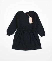 Tmavomodré mikinové šaty ONLY