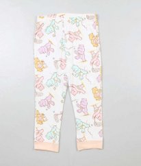 Krémové pyžamové kalhoty s medvídky NUTMEG