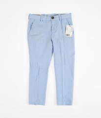 Modré společenské slim kalhoty H&M