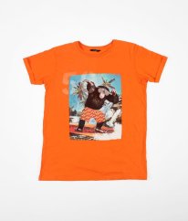 Oranžové tričko s obrázkem GEORGE