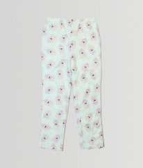 Pistáciové plyšové pyžamové kalhoty/tepláky AVON