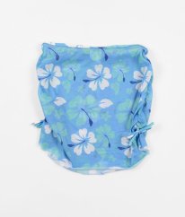 Modrá lehká sukně na plavky