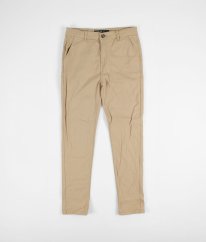 Béžové slim kalhoty DENIM&CO