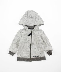 Světle šedá silnější mikina F&F