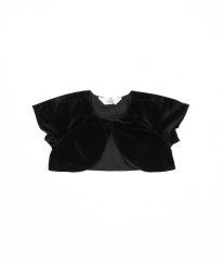 Černé sametové bolerko H&M