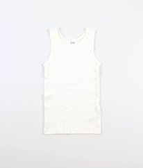 Biele dievčenské tielko zo silnejšej bavlny C&A