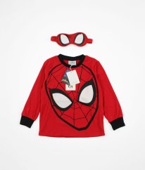 Červené triko z jemného fleece SPIDERMAN