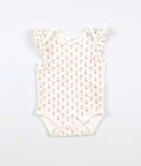 Biele body s kvetinkami BEAU ET BELLE