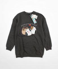 Tmavě šedá oversize mikina (170-176) C&A