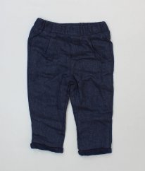 Modré podšité kalhoty s vlnou PRIMARK