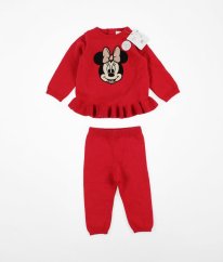 Červená svetrova tunika a nohavice DISNEY
