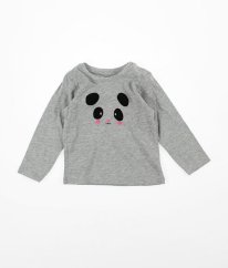 Sivé tričko s obrázkom