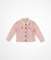 Růžová riflová bunda LILY & DAN