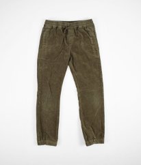 Zelené manšestrové kalhoty JOHN LEWIS