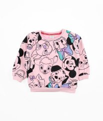 Ružová silnejšia mikina DISNEY